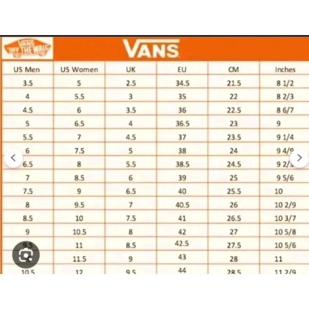 Vans men women